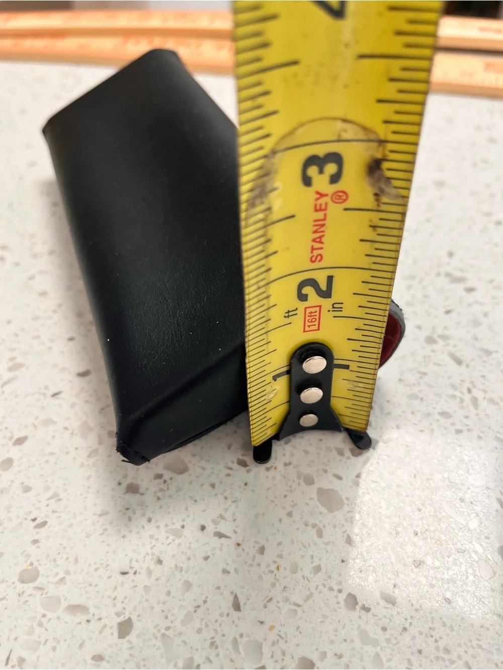 Valentino Black Fold-Over Sunglasses Case
